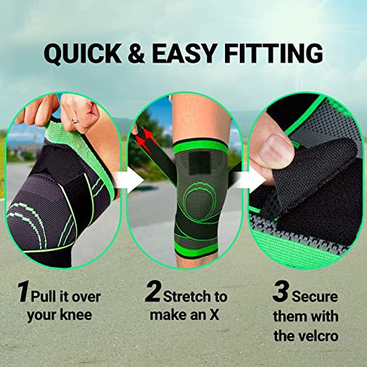 Men's Knee Brace Compression Straps