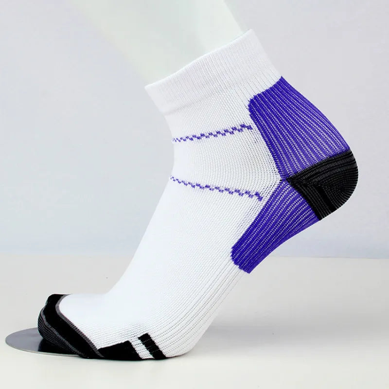 Brothock Colored Compression Running Socks